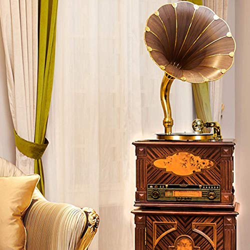 IW.HLMF Platine Vinyle rétro Gramophone Haut-Parleur Tourne-Disque avec Haut-Parleur intégré 33/45 Vitesses Lecture… - Les Beatles, Paul McCartney, John Lennon, RIngo Starr, George Harrison IW.HLMF Platine Vinyle rétro Gramophone Haut-Parleur Tourne-Disque avec Haut-Parleur intégré 33/45 Vitesses Lecture… – Image 4