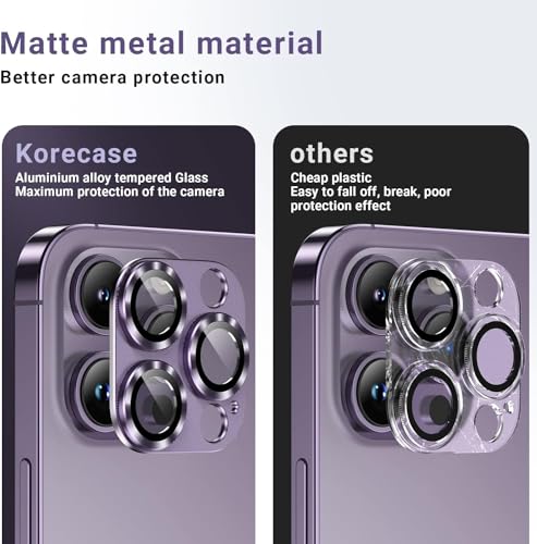 Image of Camera Lens Protector Compatible for Iphone 14 Pro Silver Pack of 1