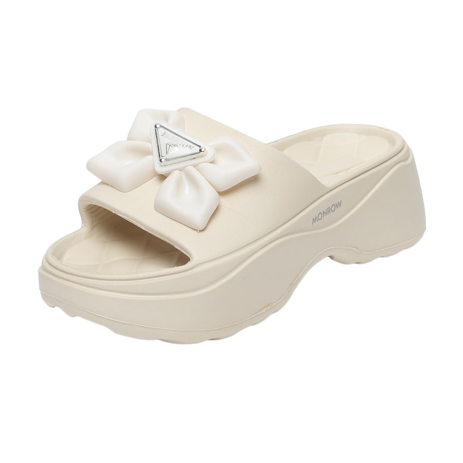 monrow Super flexible Waterproof and Everyday Flip Flops Sliders with Cushion Foot Bed and Anti-slip Sole For Women-picture-11