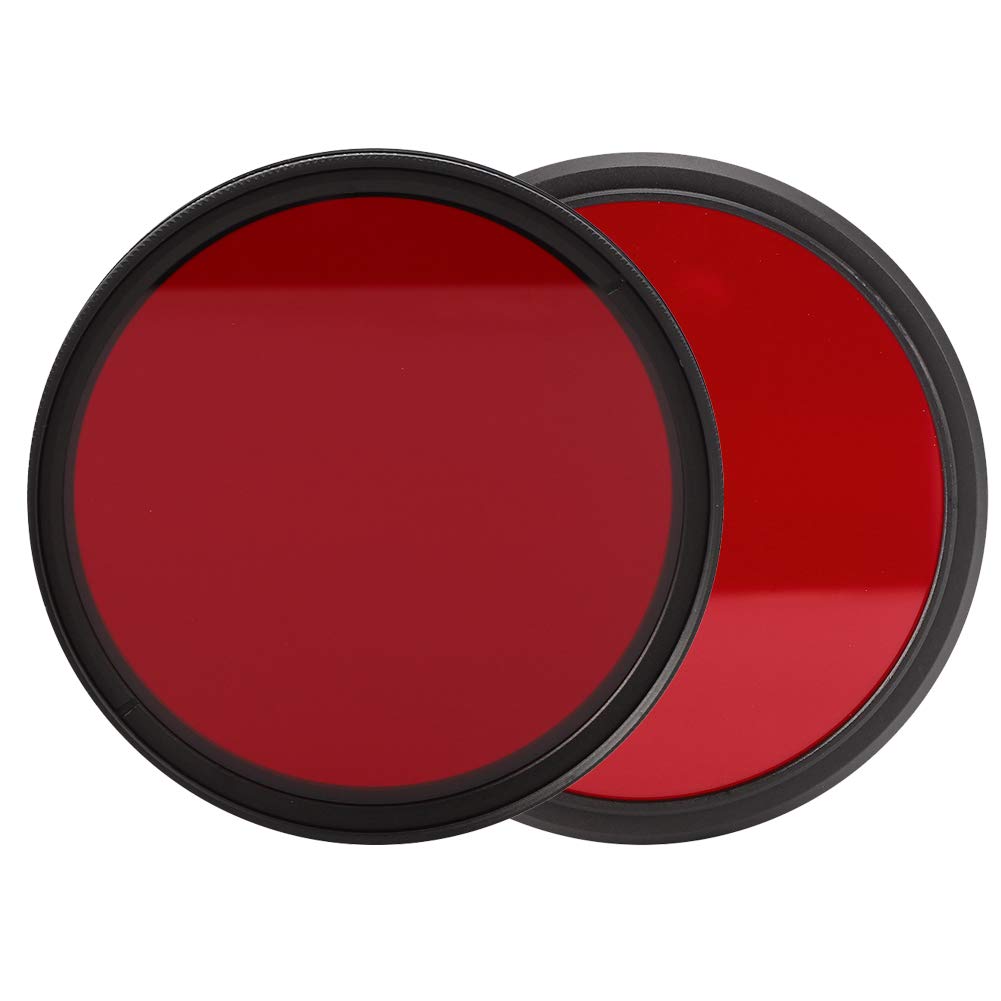 Filtr IR, Stop Aluminium i Szklany Filtr w Podczerwieni Czerwony Filtr z wysoką wydajnością dla Fotografii IR (67 mm)