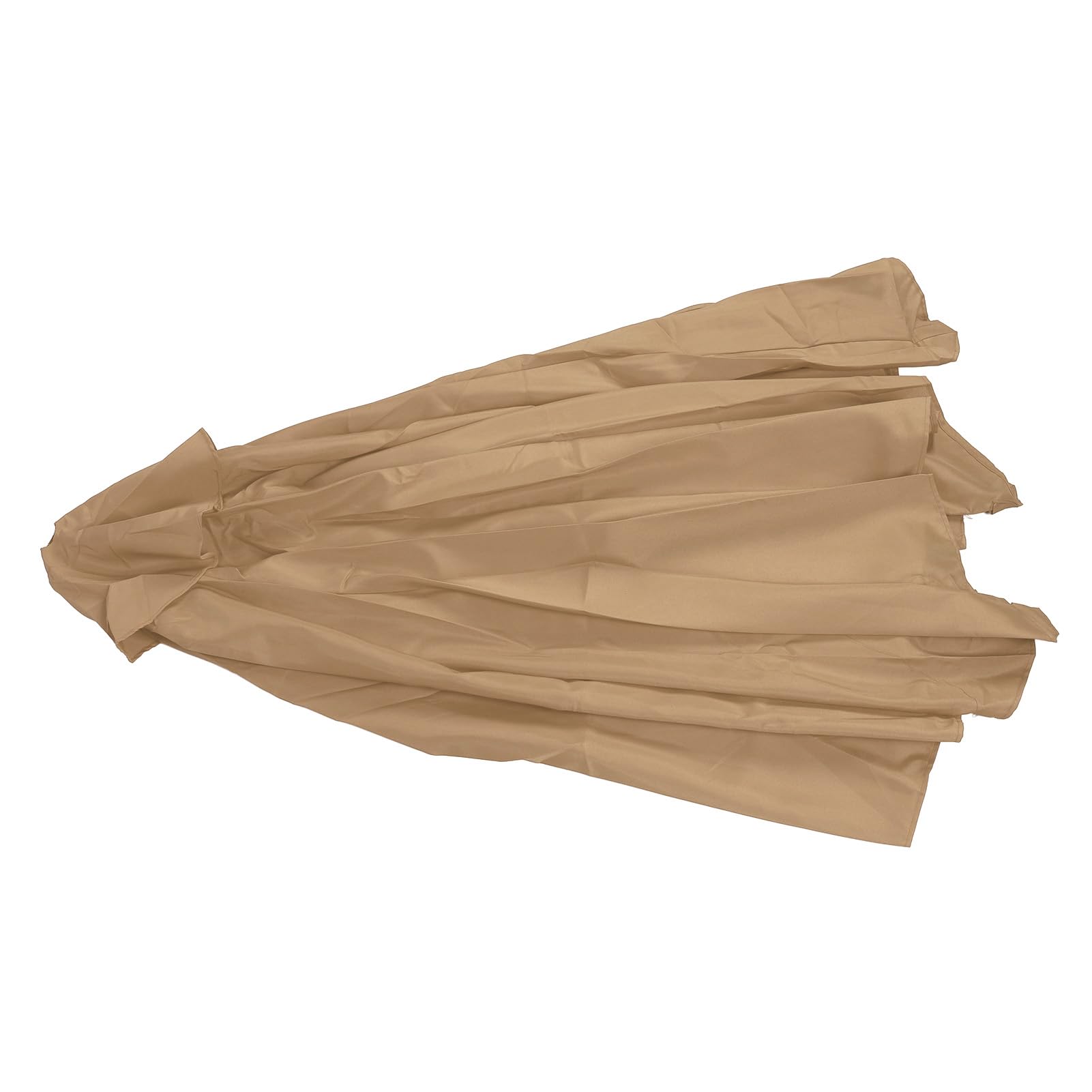 Tettoia per ombrellone da Esterno per Patio, Ricambio, Copertura per ombrellone da Giardino, Tessuto Antipioggia, Ampia Copertura, per ombrellone a 6 Stecche, Materiale Robusto e (caffè)