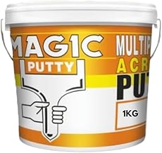 Magic Acrylic Putty Multipurpose Wall Filler for Smooth & Durable Finishes | Easy to Apply | Crack Resistant 1KG