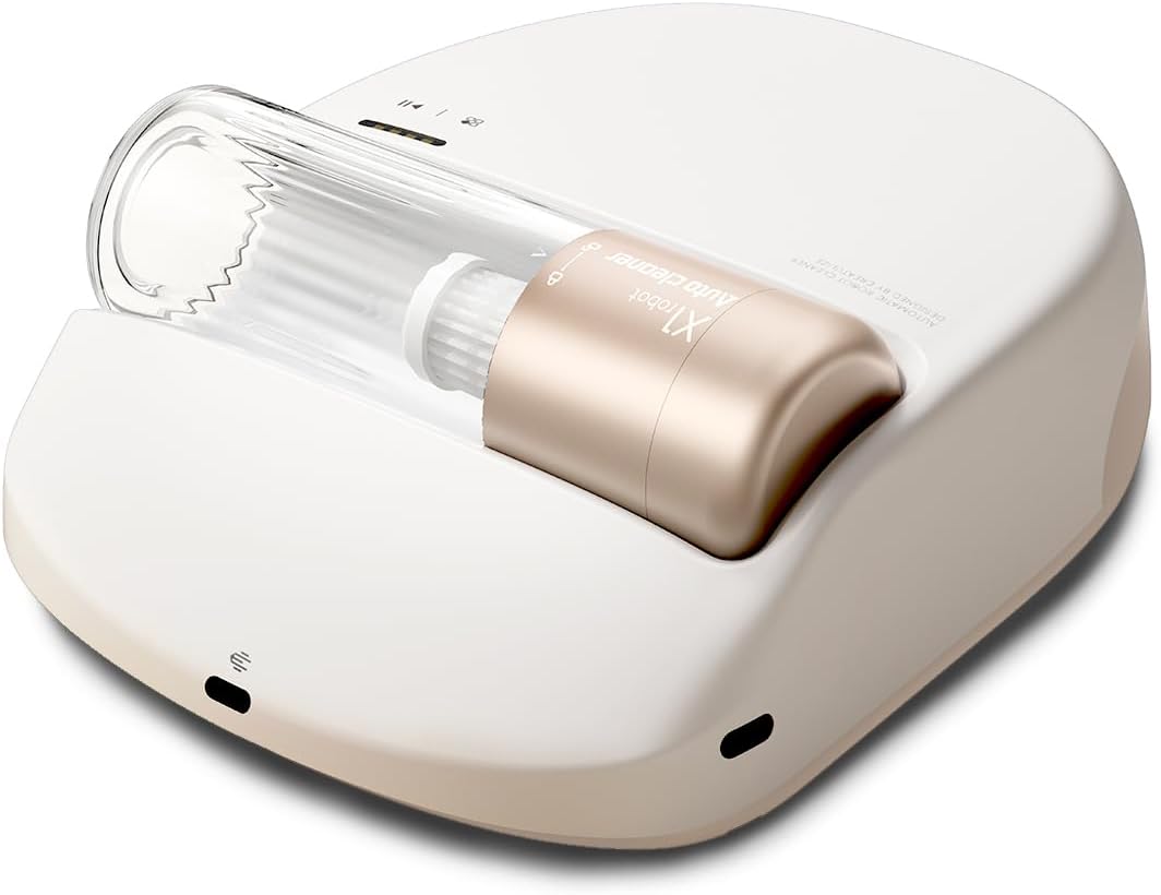 X1 Robot Bed Vacuum, Automatic Mattress Vacuum Cleaner with Intelligent Path Planning, UV-C Light, HEPA Filter, One-Click 100% Dust & Pet Hair Removal for Bed, Mattress, Sofa, Carpet