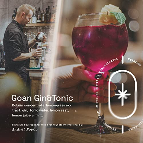 Image of KEYNOTE Kokum Syrup | Kokam | Enhanced With Cumin | Natural | Glass Bottle 520 Ml - Liquid