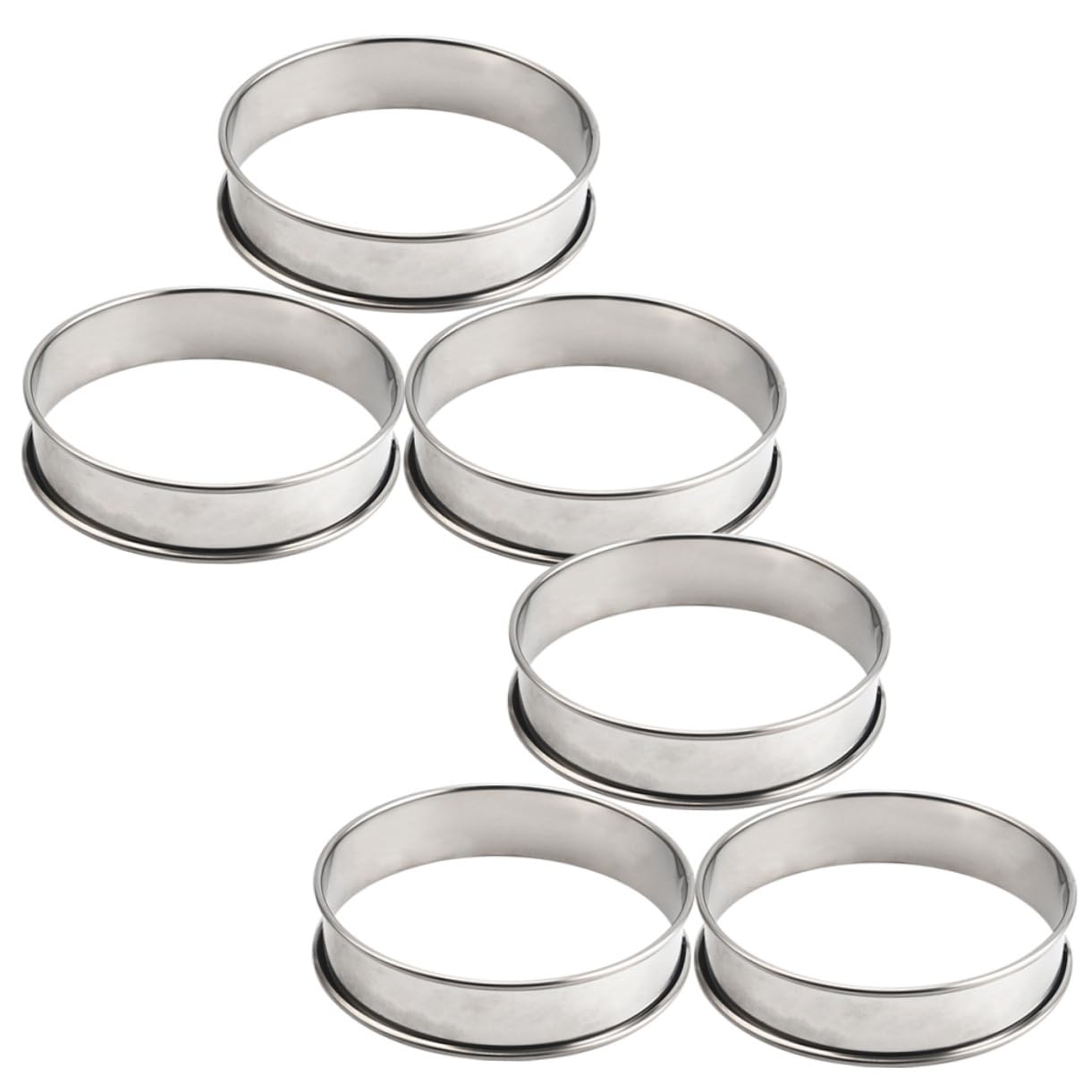 VINTORKY Diy Cake Ring Mousse Mold Cake Mousse Mold Stainless Steel Kitchen Baking Tool Reusable