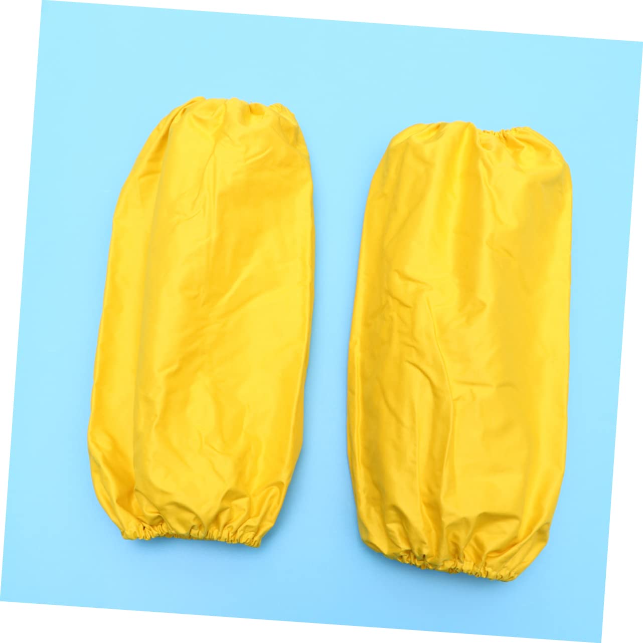VILLFUL 2 Pairs Oilproof Oversleeve Reusable Protective Oversleeves Oil Resistant Sleeve Oil Proof Arm Sleeves Sleeve Protectors Kitchen Arm Sleeves Protector Waterproof Gloves Fish Yellow