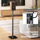Audiovan Speaker Stands Height Adjustable for Satellite & Small Bookshelf Speakers, Set of 2 Floor Stand Mount for Bose Polk JBL Sony Yamaha and Others - 11LBS Capacity (SK1003) gallery image