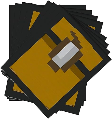 Unique Minecraft Bolsas de botín de plástico, 9 x 7.5 pulgadas, multicolor