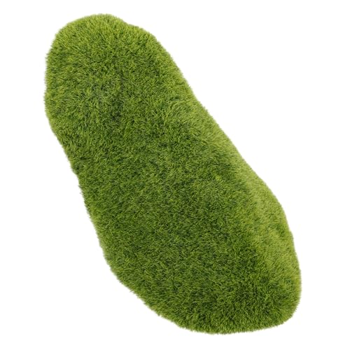 INOOMP Artificial Moss Rocks, Fake Green Moss Balls Faux Green Moss Fish Shrimp Shelter Covered Topiary Ball for Garden Wedding Party Decoration