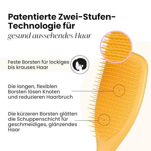 Tangle Teezer Große Ultimate Detangler Haarbürste für Lockiges Haar – Für 3C-4C Lockiges & Krauses Haar… – Ansicht 2