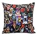 WKLNM Fundas de cojín Decorativas para el hogar con película de Terror Fundas de Cojines Cuadrados Decorativos
