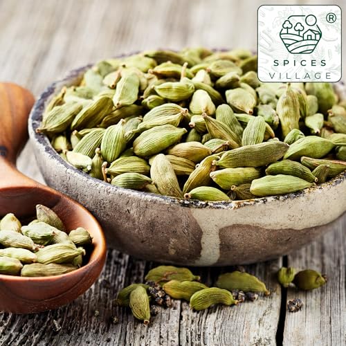 SPICES VILLAGE Green Cardamom Pods (3.5 oz) - Whole Cardamom Spice, Fancy Size Large Seeds, All Natural Indian Herb, Aromatic Green Cardamon - Kosher, Gluten Free, Vegan, Non GMO, Resealable Bulk Bag - Image 8