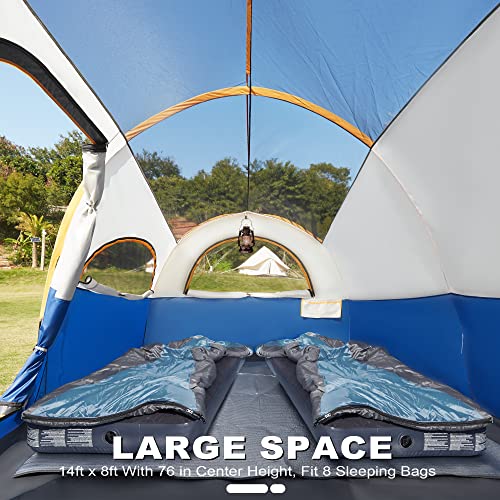 Heavy Duty 8-Person Camping Tent