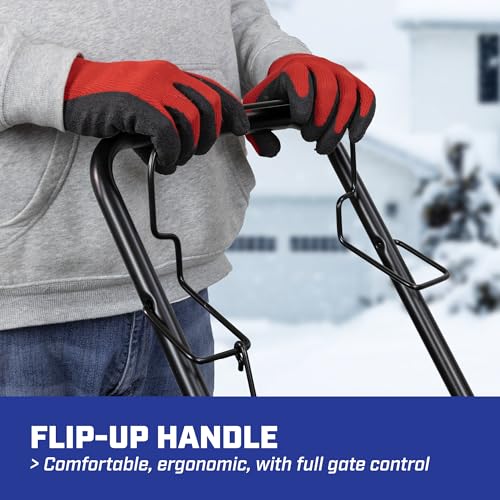 Image of CHAPIN 80 lb Salt Spreader, Precision Control for Winter Use | Rain and snow cover included; adjustable side baffles and gate control help direct material where needed