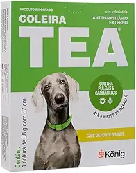 KONIG Coleira Tea 38G - Antipulgas E Carrapatos Para Cães - Grande Porte