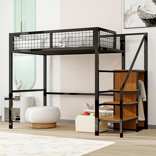 1.Struttura stabile e design unico: questo letto è realizzato in metallo di alta qualità per un'eccellente stabilità e le cornici a doghe solide realizzate in ferro offrono una migliore capacità di carico.