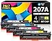 Smart Ink Kompatibel Toner Mit Chip für HP 207A 207X (Schwarz Cyan Magenta Gelb) als Ersatz für Color Laserjet Pro MFP M282nw M283cdw M283fdn M283fdw Color Laserjet Pro M255dw M255nw en las günstig Kaufen-Smart Ink Kompatibel Toner Mit Chip für HP 207A 207X (Schwarz Cyan Magenta Gelb) als Ersatz für Color Laserjet Pro MFP M282nw M283cdw M283fdn M283fdw Color Laserjet Pro M255dw M255nw