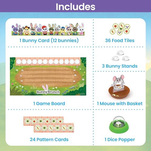Bunny Brunch juego cooperativo educativo para preescolar miniatura 3