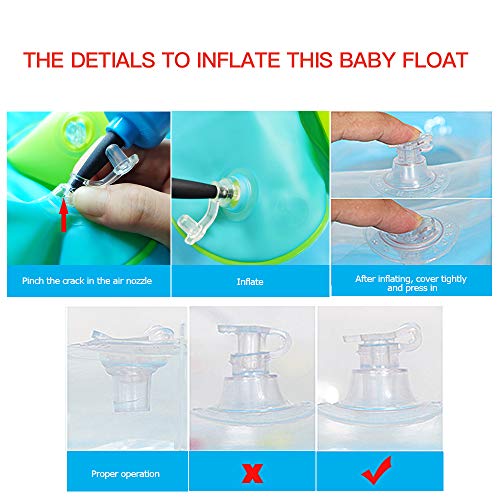 image for relaxing baby Thickened Inflatable Baby Bathtub, Anti- Slip Toddler Ba