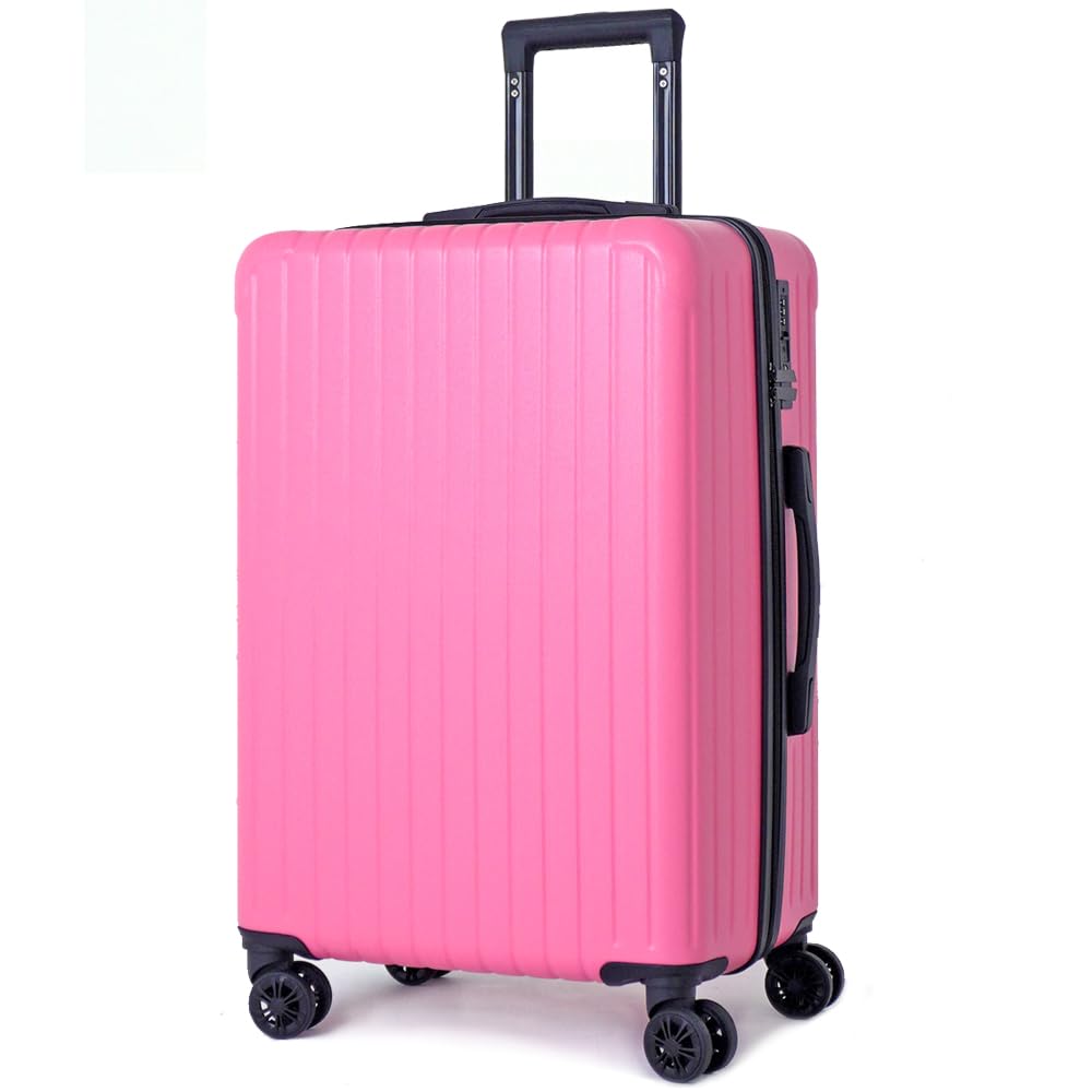 キャリーケース　M　機内持ち込み　ピンク　65L　USBポート　TSAロック Amazon | スーツケース 機内持ち込み キャリーケース sサイズ 軽量 大