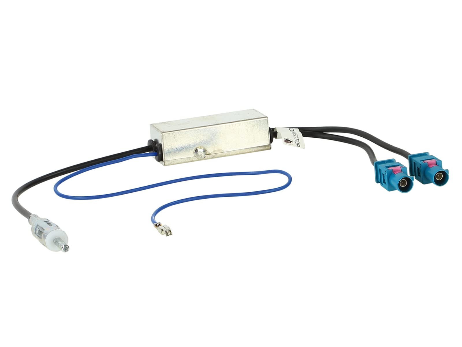 Antennenadapter mit Diversity 2X Fakra-> DIN Phantomspeisung