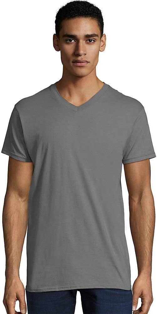 Hanes v neck t shirts amazon Clearance