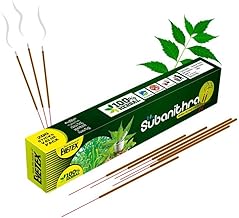 AVL Subanithra Herbal Incense 200 Sticks|from The House of Eyetex|100% Herbal|Chemical-Free|Low Smoke Output|Eco-Friendly
