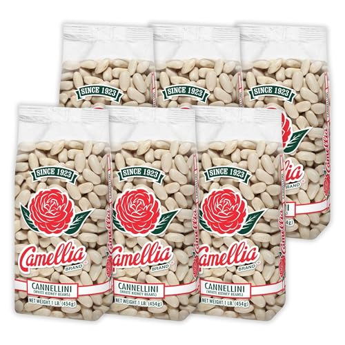 Camellia Brand Dried Cannellini Beans – Premium White Kidney Beans with Nutty Flavor, Non-GMO,...