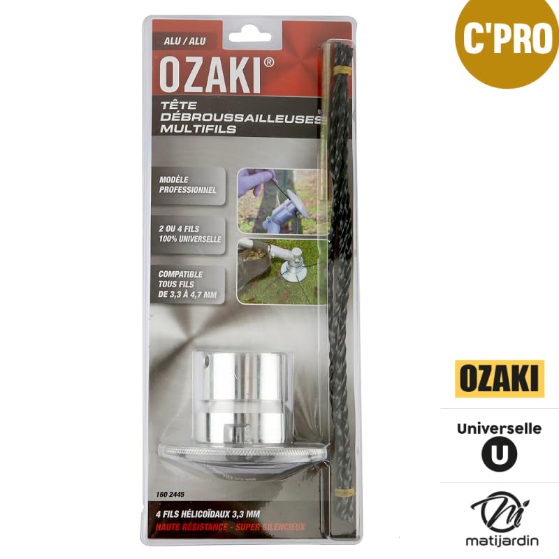 Matijardin - Tête débroussailleuse 4 brins universelle multi-fils Ozaki