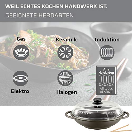 Berndes Classics Bonanza Wok inducción con tapa y accesorios miniatura 2