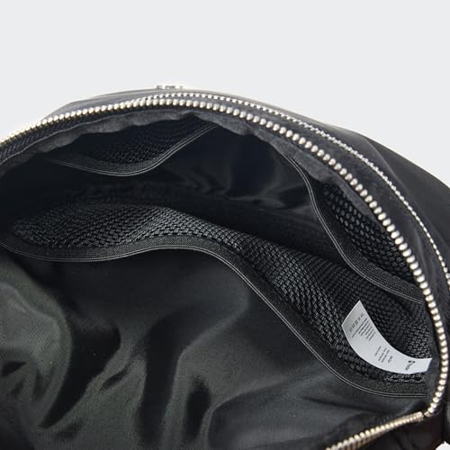 Image of Pander Crossbody Bum Bag for Women, Everyday Nylon Shoulder Bag with Pompom Keychain Wristlet Bag Charm, Adjustable Strap