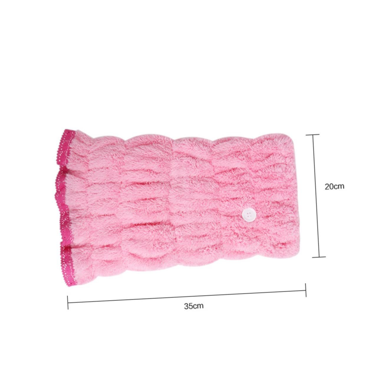 VICASKY 1pc Hair Drying Bath Cap Bowknot Hair Drying Wrap Ultra Absorbent Comfortable Material for Shower Gym Travel Random