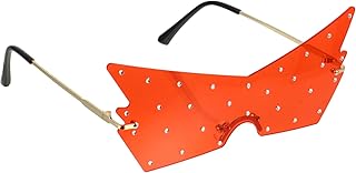 1 Par De Óculos De Sol Óculos Vintage Óculos De Sol Da Moda Óculos De Sol Chamas Óculos De Sol Novidade Óculos De Sol Havaianos Óculos Góticos Femininos Suprimentos De Cosplay