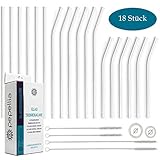 𝐇𝐘𝐆𝐈𝐄𝐍𝐈𝐒𝐂𝐇: Unsere Strohalme wiederverwendbar sind spülmaschinenfest und können innen mit der Bürste gereinigt werden. Transparent hygienisch: Seien Sie sicher, dass kein Schmutz hängen bleibt!