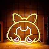 Cute Corgi Butt Neon Sign - Dimmer Led Neon Signs for Wall Decor 13 X 12.6 Inch, USB Powered Dog Neon Lights for Bedroom, Children's Room, Birthday Gifts, Neon Christmas Decorations