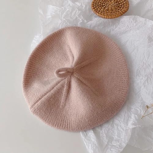 Queenbox Baby Knitted Beret Hat, Lovely Classic French Beanie Cap for 1-3 Year Boy Girl3