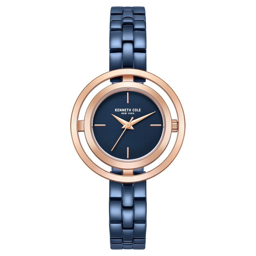 Kenneth Cole Quartz Analog Blue Dial Stainless Steel Strap Watch for Women-KCWLG2237103LD (B0CSKDNHLC) Amazon Price History, Amazon Price Tracker