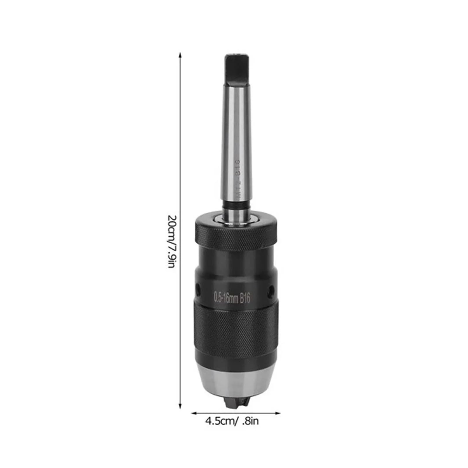 Mandrino autoserrante MK2-B16 1-16mm con mandrino conico MK2