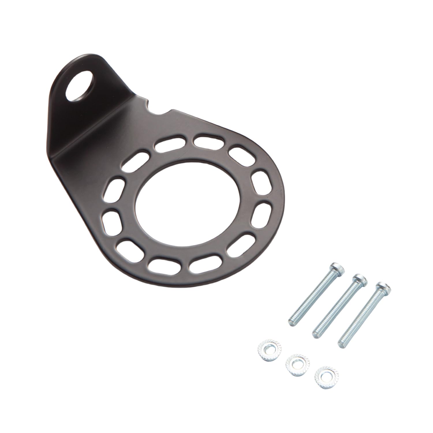 Feuunly Anhänger Steckdose Halterung, Anhänger Halterung für 7 Polig auf 13 Polig Steckdose, Metall Halterung (Schwarz)