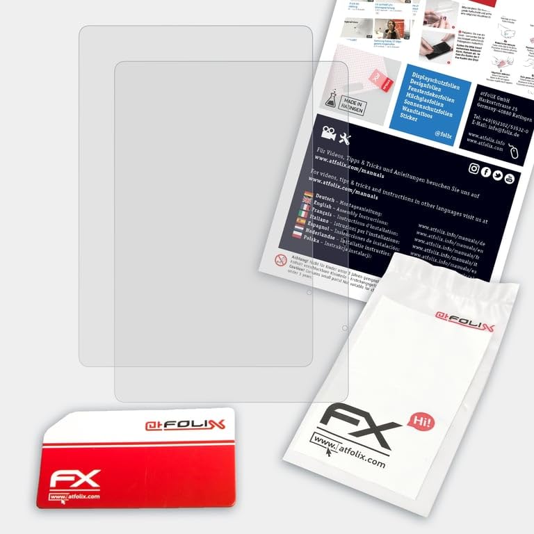 AtFoliX FX Screen Protector For XP-PEN Magic Note Pad - Anti-Glare Matte Film (2-Pack)