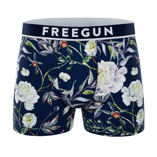 Caleçon Boxer Homme Coton, Lot de 4, Bleu SER (3XL) – vue 5