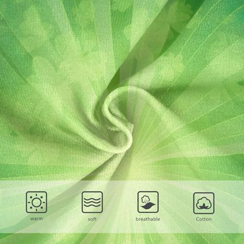 St. Patrick's Day Shamrocks Green Toddler Girls Underwear, Cotton Underwear for Girls, 2T–8 Years3