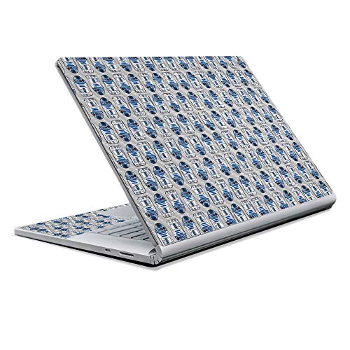 Image of MightySkins Carbon Fiber Skin for Microsoft Surface Book 2 13 inch (2017) - Galaxy Boats,Protective, Durable Textured Carbon Fiber Finish,Easy to Apply, Remove, and Change Styles,