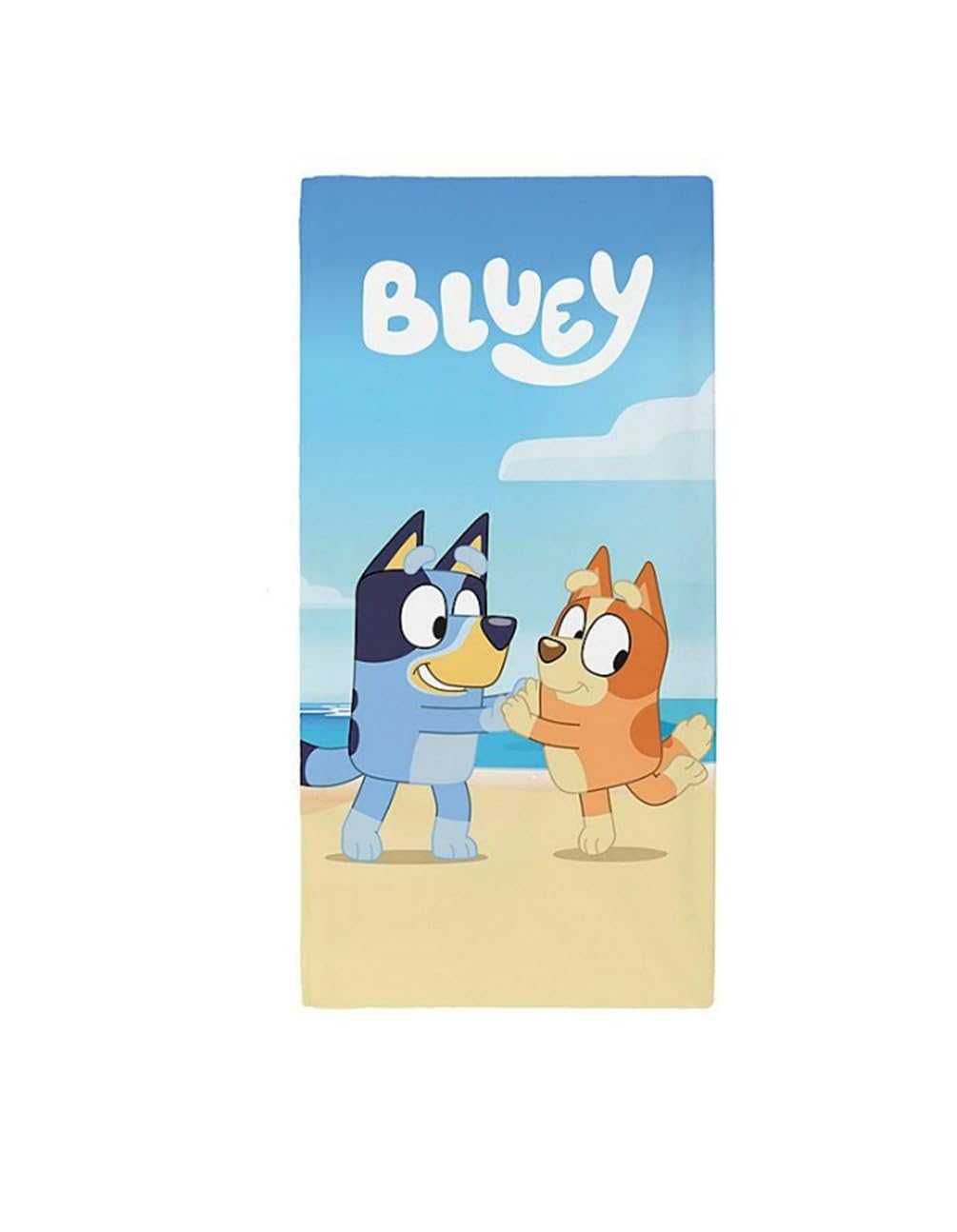 dreamtex Bluey Kids Beach Towel 70 x 140 cm | Bluey & Bingo Bath Swim Towel | Kids Towel