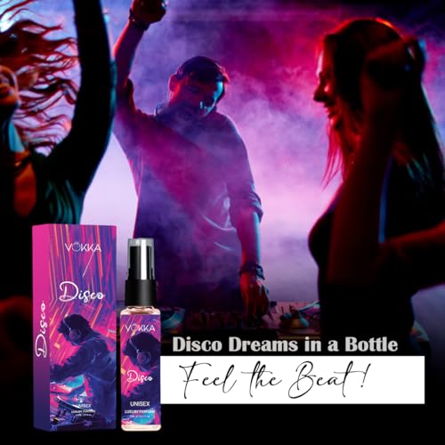Image of Vokka Pocket Perfume Disco 8ml | Unisex Luxury Long Lasting Leather Perfume For Men & Women | Woody Leather Scent Eau De Parfum | EDP Fragrance for Gift | Notes: Spicy Agarwood Leathery