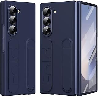 جراب حماية من نيكست ستور متوافق مع سامسونج جالاكسي Z فولد 6، حماية شاملة ضد الصدمات والخدوش لحماية الكاميرا بتصميم انيق (كحلي)