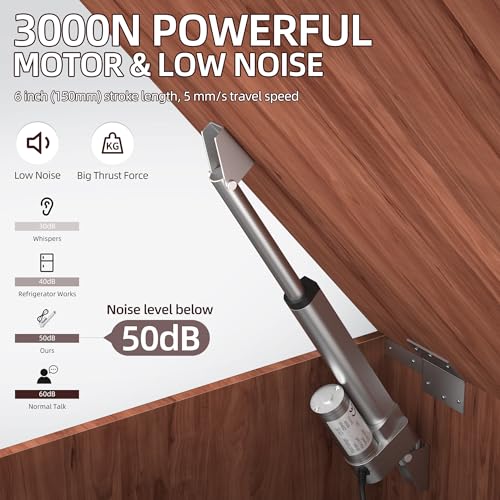 Rvmarinepat LA03S-12-A1-280-150-C11 Linear Actuator 12V With Controller 6 Inch 3000N/660Lbs Stroke Electric Actuator 5Mm/S Motion Actuator Heavy Duty thumb #2