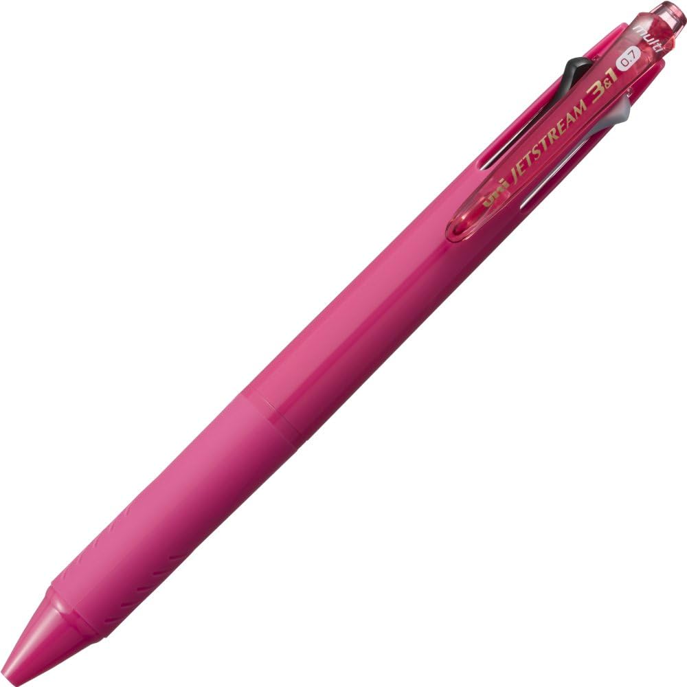 Uni Jetstream Multi Pen 2in1 – 0,5 Mm Kugelschreiber (Schwarz, Rot) & 0,5 Mm Druckbleistift, Schwarzer Körper