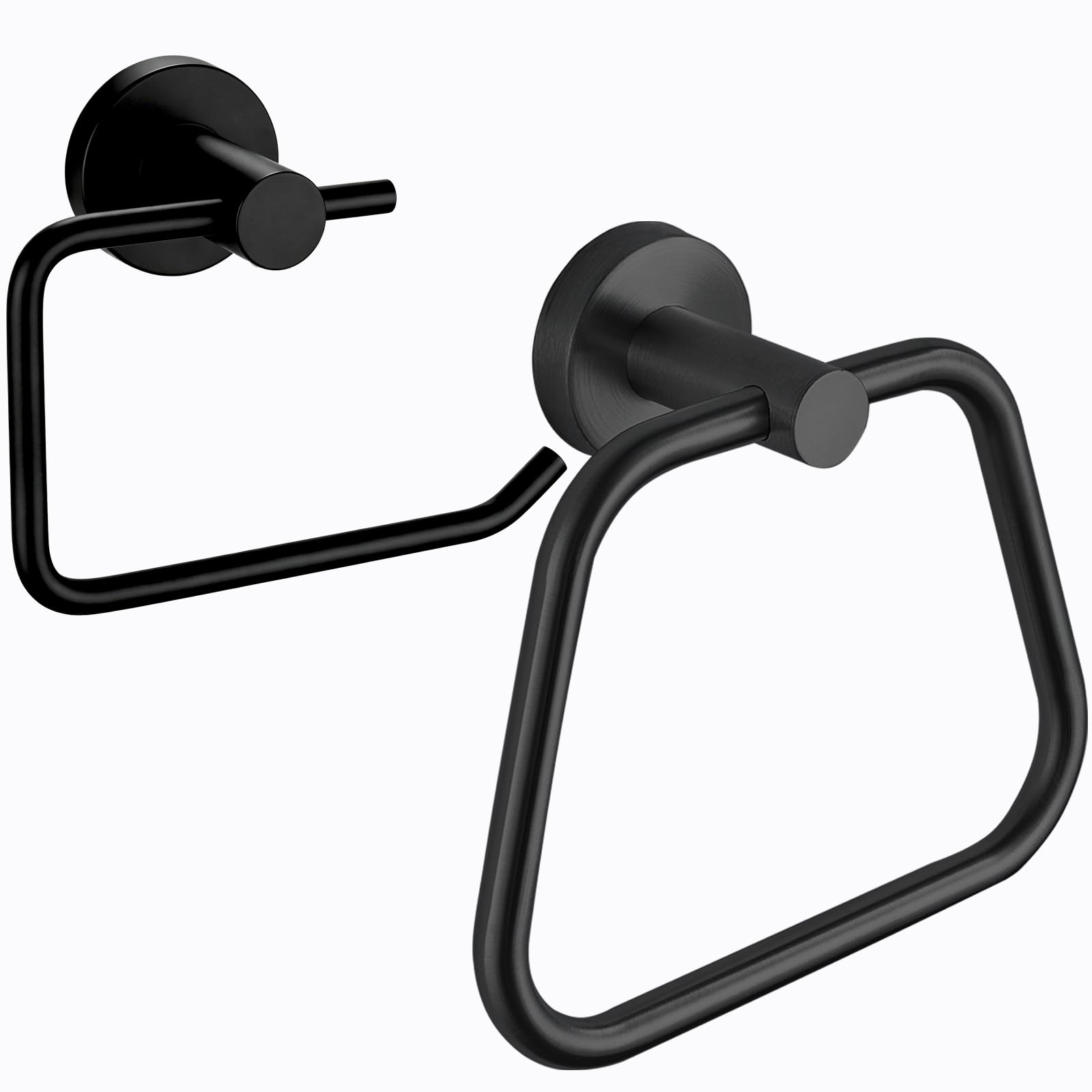 Katezon SUS304 Stainless Steel Toilet Paper Holder and Towel Ring