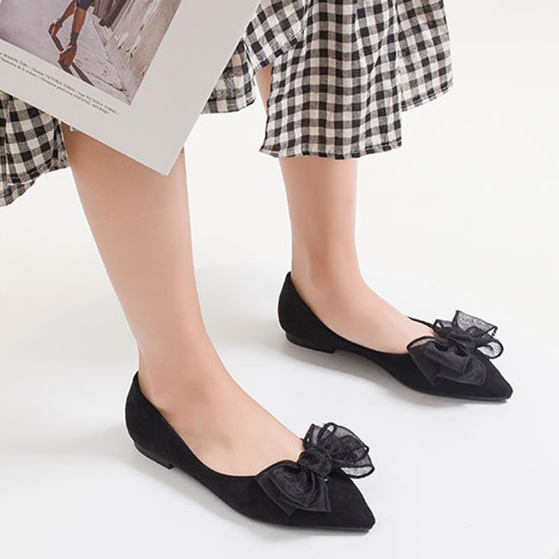 Image of Dear Time Women's Ballet Flats Dress Ballet Shoes Slip on for Office Work Comfortable Shoes